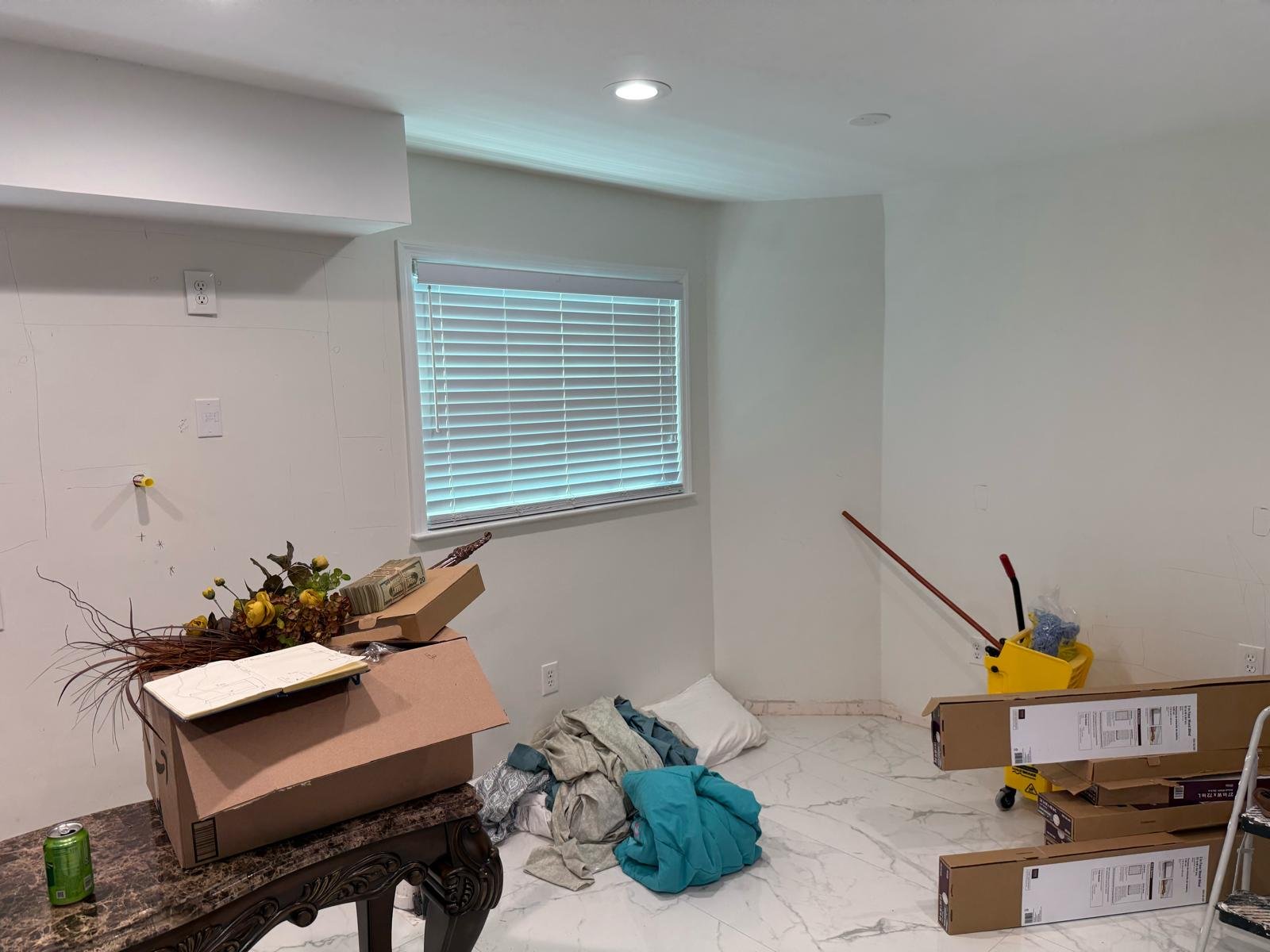 Before: Ornate Mahogany & Marble Traditional Estate Kitchen