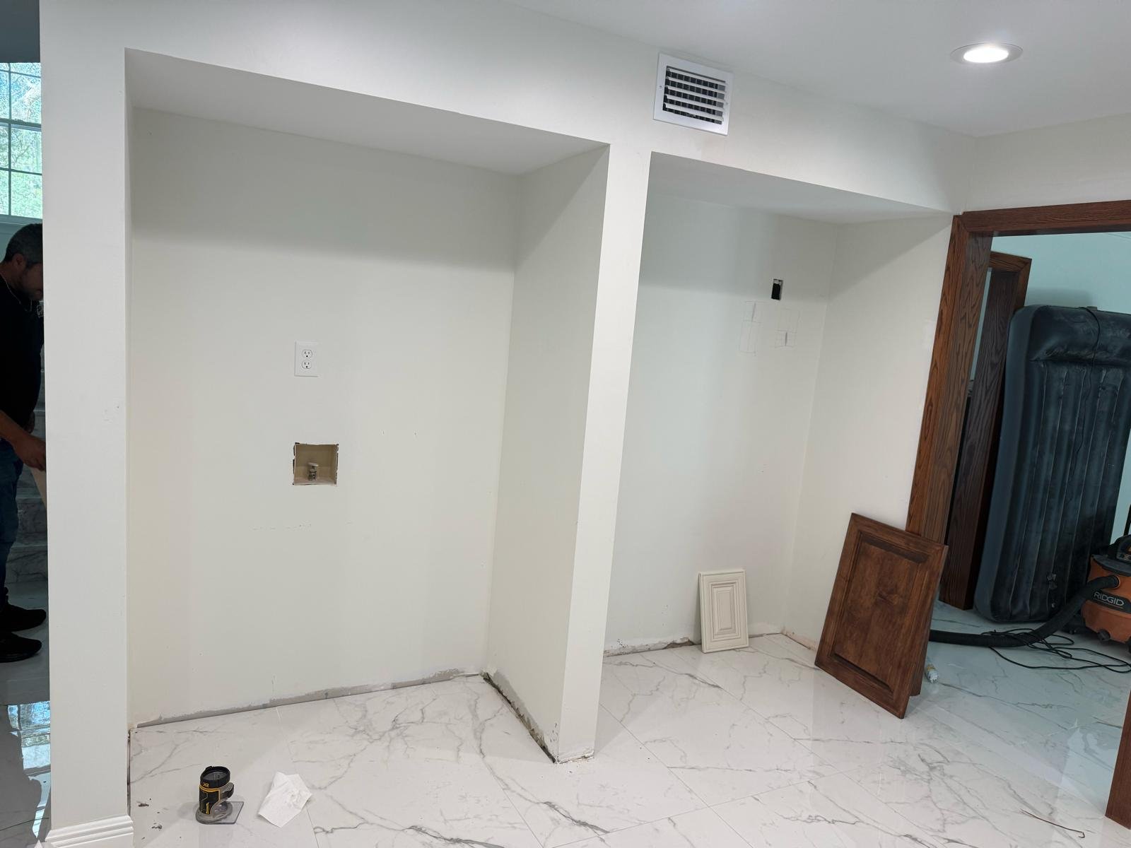 Before: Custom Walk-In Butler’s Pantry & Prep Station