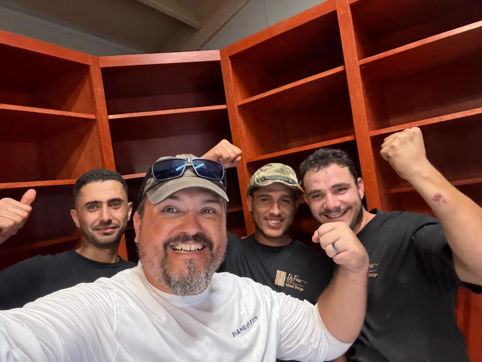 The dedicated team at DS Fine Wood Design