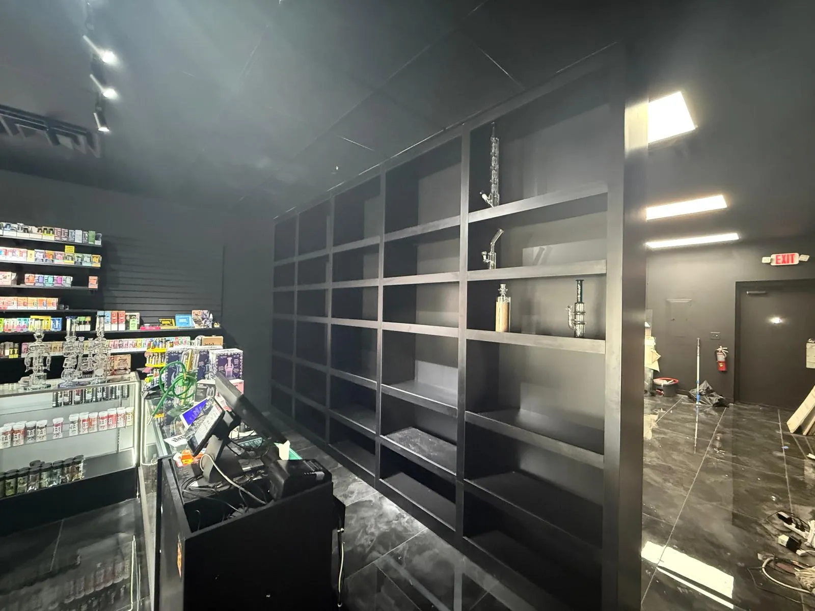 Modern Industrial Smoke Shop Retail Fit-Out, Bespoke Furniture project in Lakeland in Polk County, Florida, — photo 4 of 4