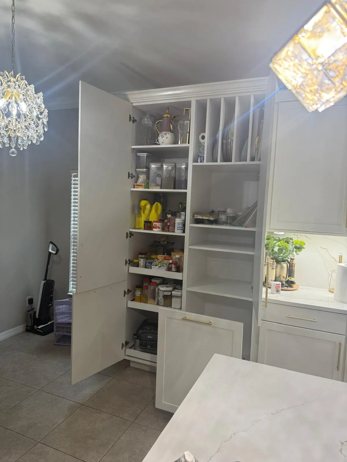Modern Custom Laundry Room Cabinetry & Storage Build in Tampa
